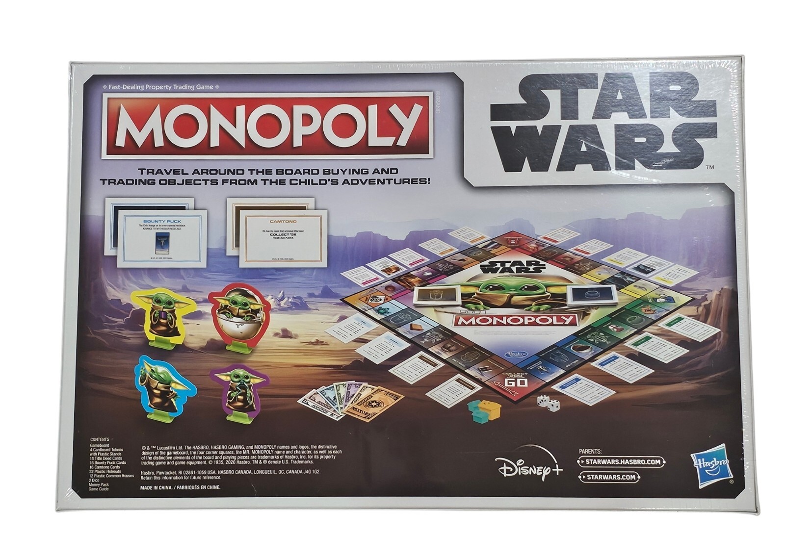 Monopoly Star Wars The Mandalorian Edition | Grogu Baby Yoda Sealed | Box Damage