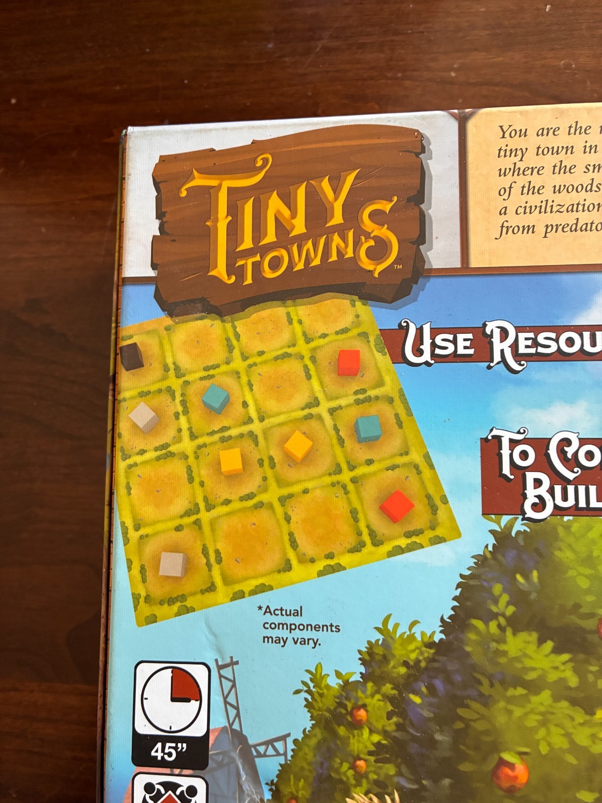 TINY TOWNS Board Game City-Building Strategy COMPLETE 2019 AWARD WINNER Ages 14+