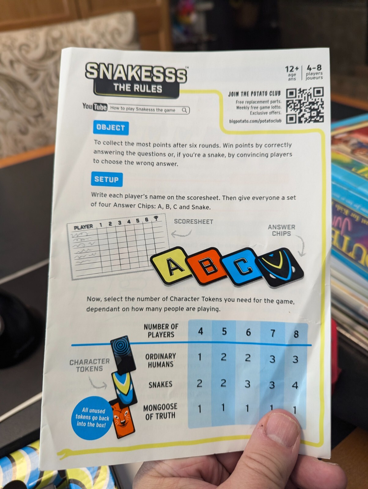 SNAKESS Big Potato Games Party Trivia 100% COMPLETE 2020 Pieces Bagged