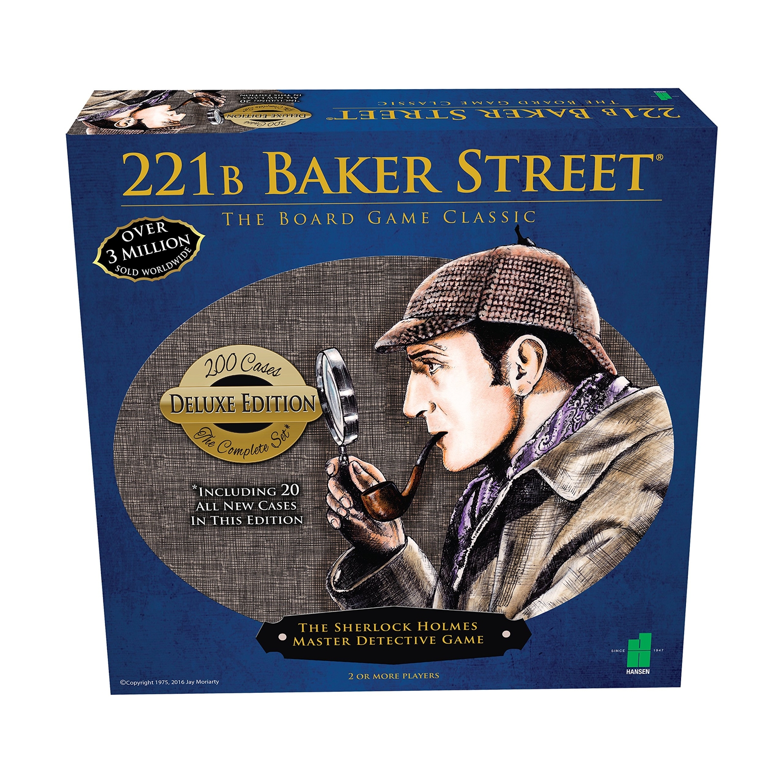 Deluxe 221B Baker Street Board Game – 200 Intriguing Adventures 2-6 Players
