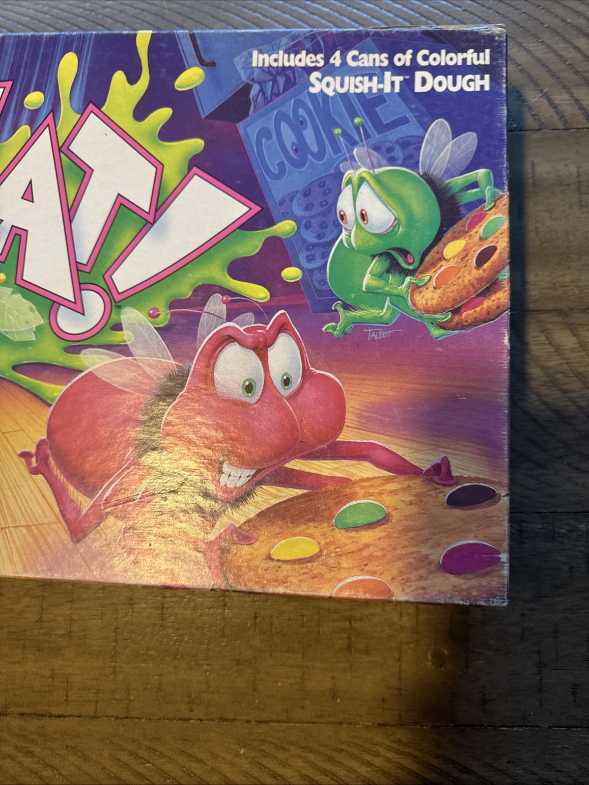 SPLAT! Milton Bradley The Bug Squishing Race Board Game Needs New Dough