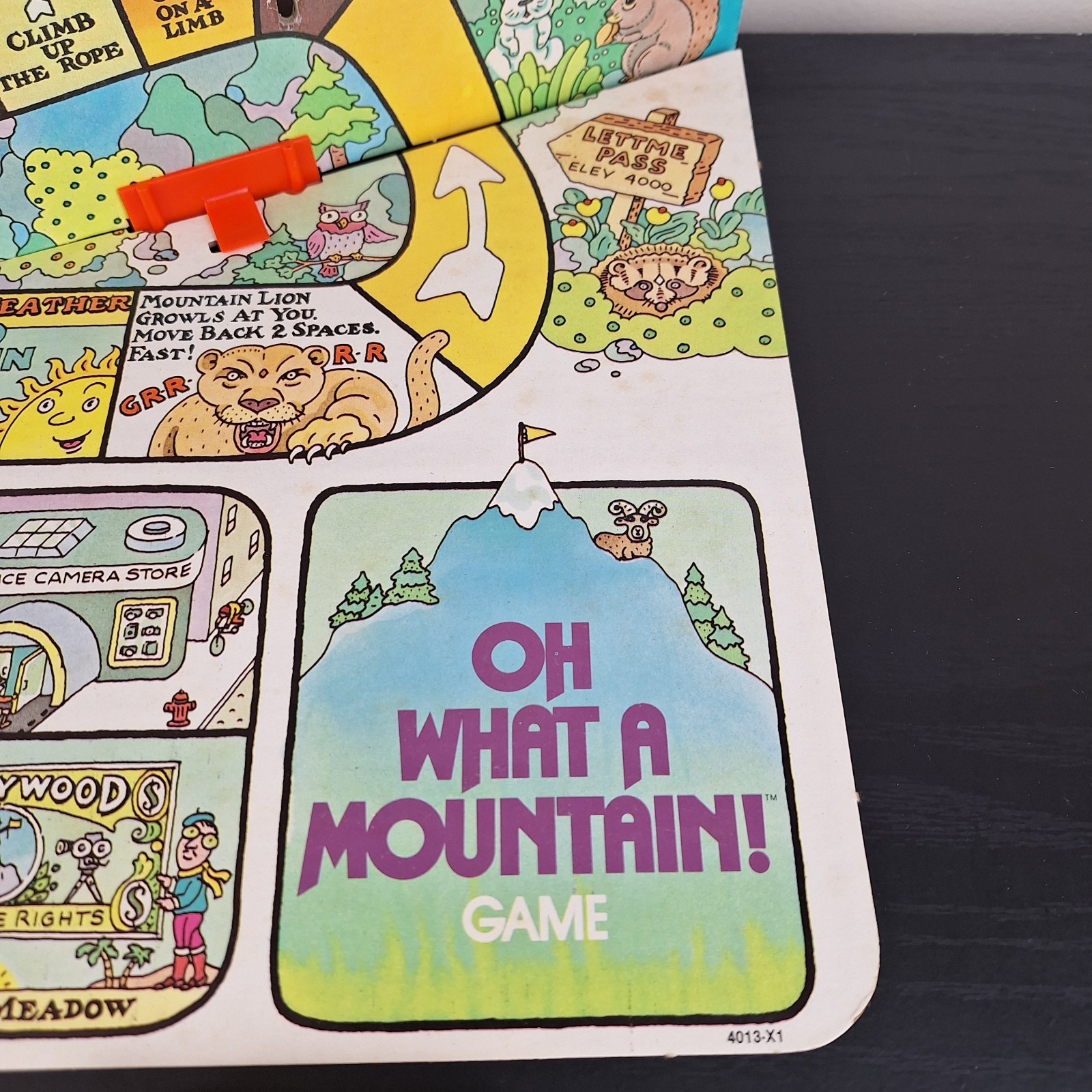 Milton Bradley Oh What a Mountain 3D Board Game Adventure VTG 100% COMPLETE-READ