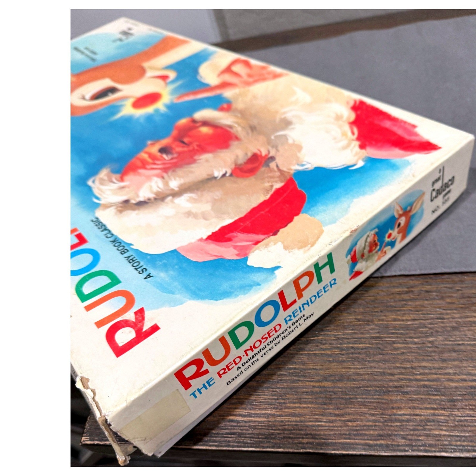 Vintage 1977 Rudolph the Red-Nosed Reindeer Cadaco Board Game Complete