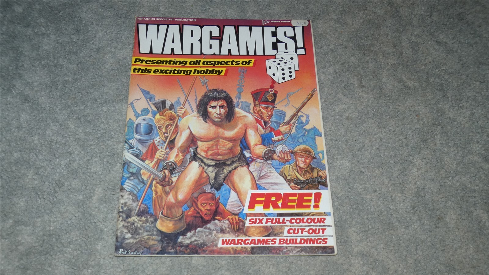 Wargames! Hobby Magazine, with Cardstock Warhammer Buildings