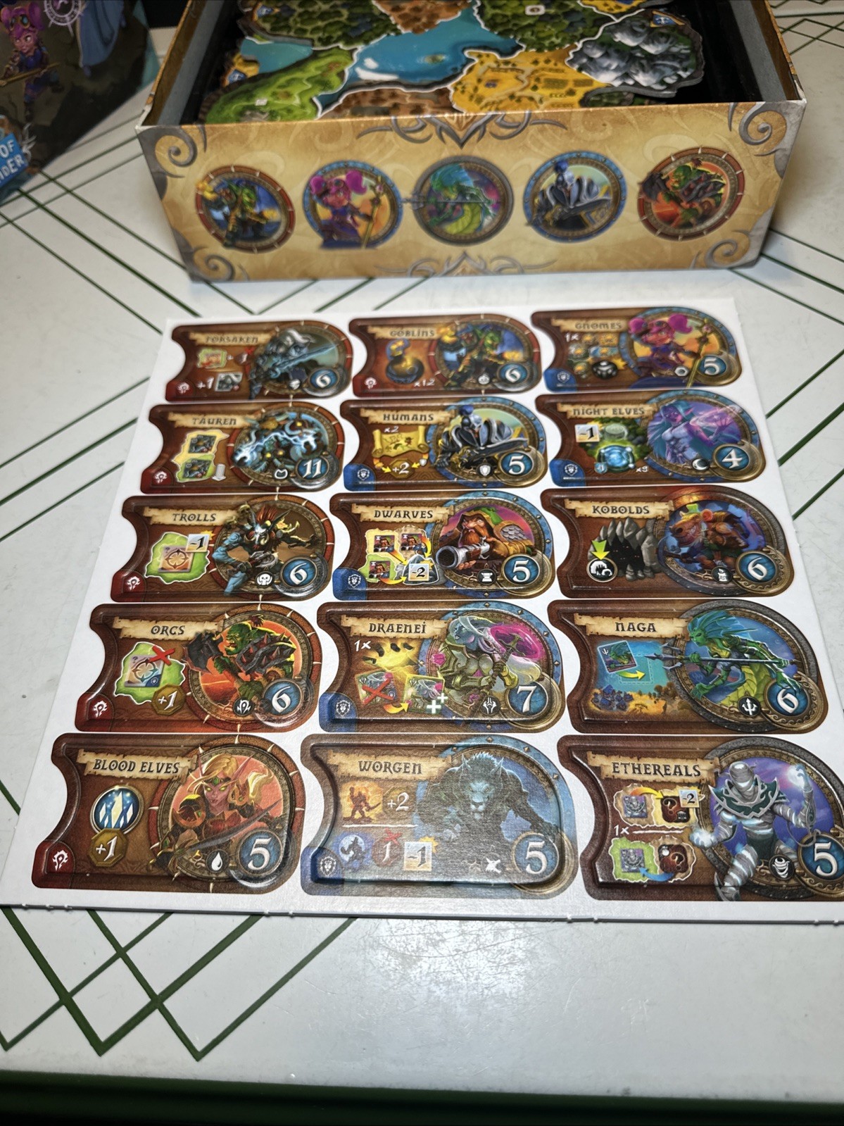 World of Warcraft Board Game Days of Wonder Blizzard New Open Box