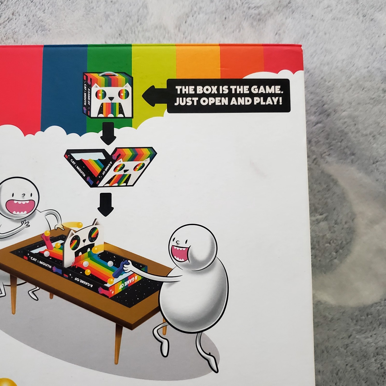 A Game of Cat & Mouth By EXPLODING KITTENS-Complete EUC Tabletop 2 Player Fun