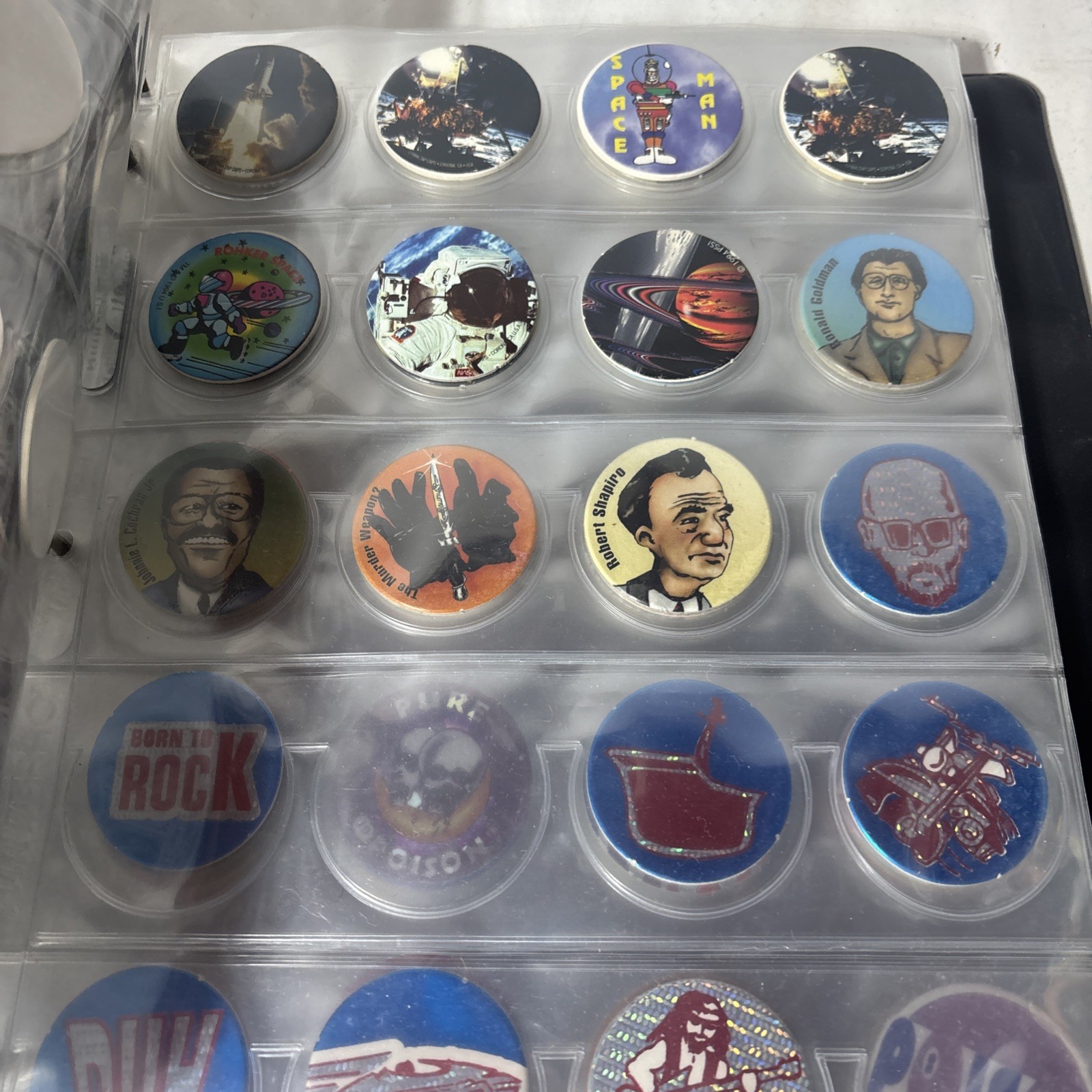 Vintage Pogs/Milk Caps 90’s Lot Of 200+ Pieces – Mixed Collection Binder/Sleeves