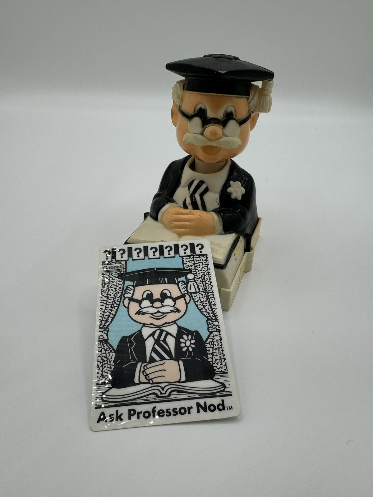 Vintage Gabriel Professor Nod Board Game Replacement Game Part With Card Rare!