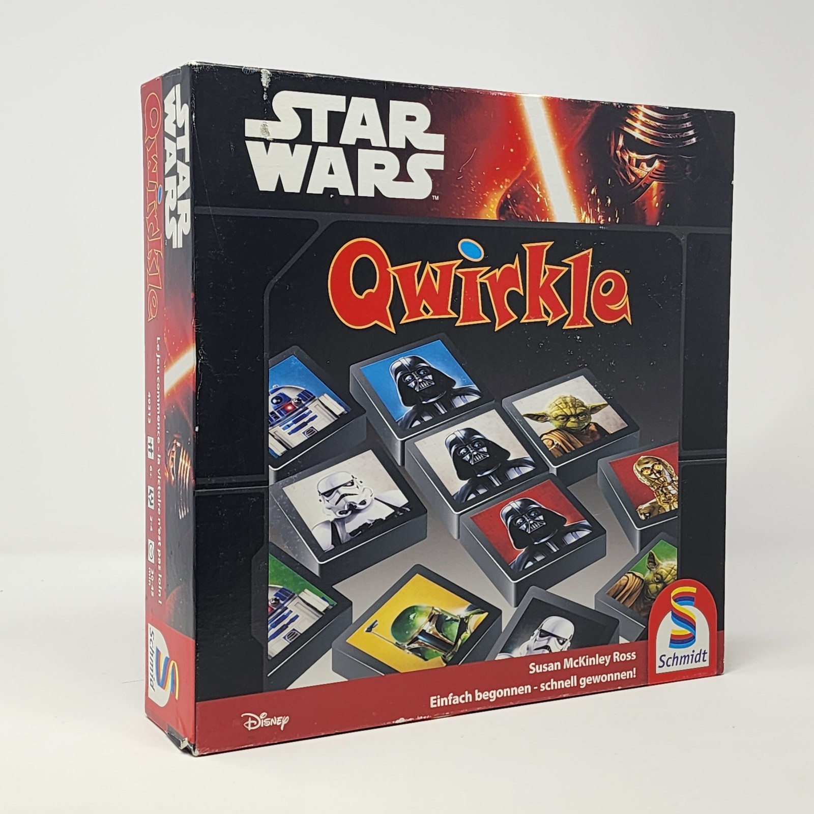 Star Wars Qwirkle European Edition Strategy Board Game Schmidt 2015 Complete OOP