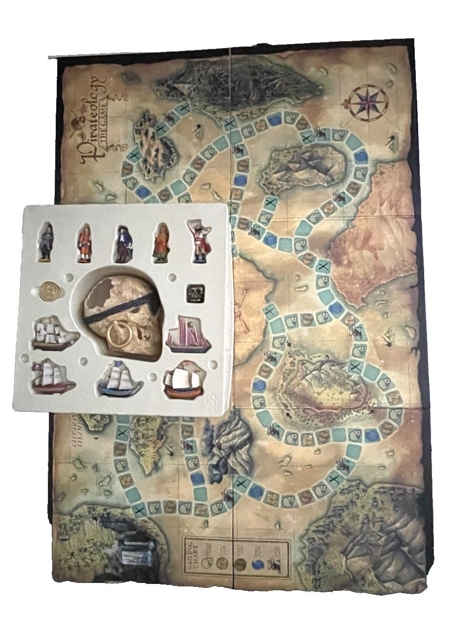 PIRATEOLOGY Board Game 2007 Based On Book Series SABABA Toys NEW OPEN BOX