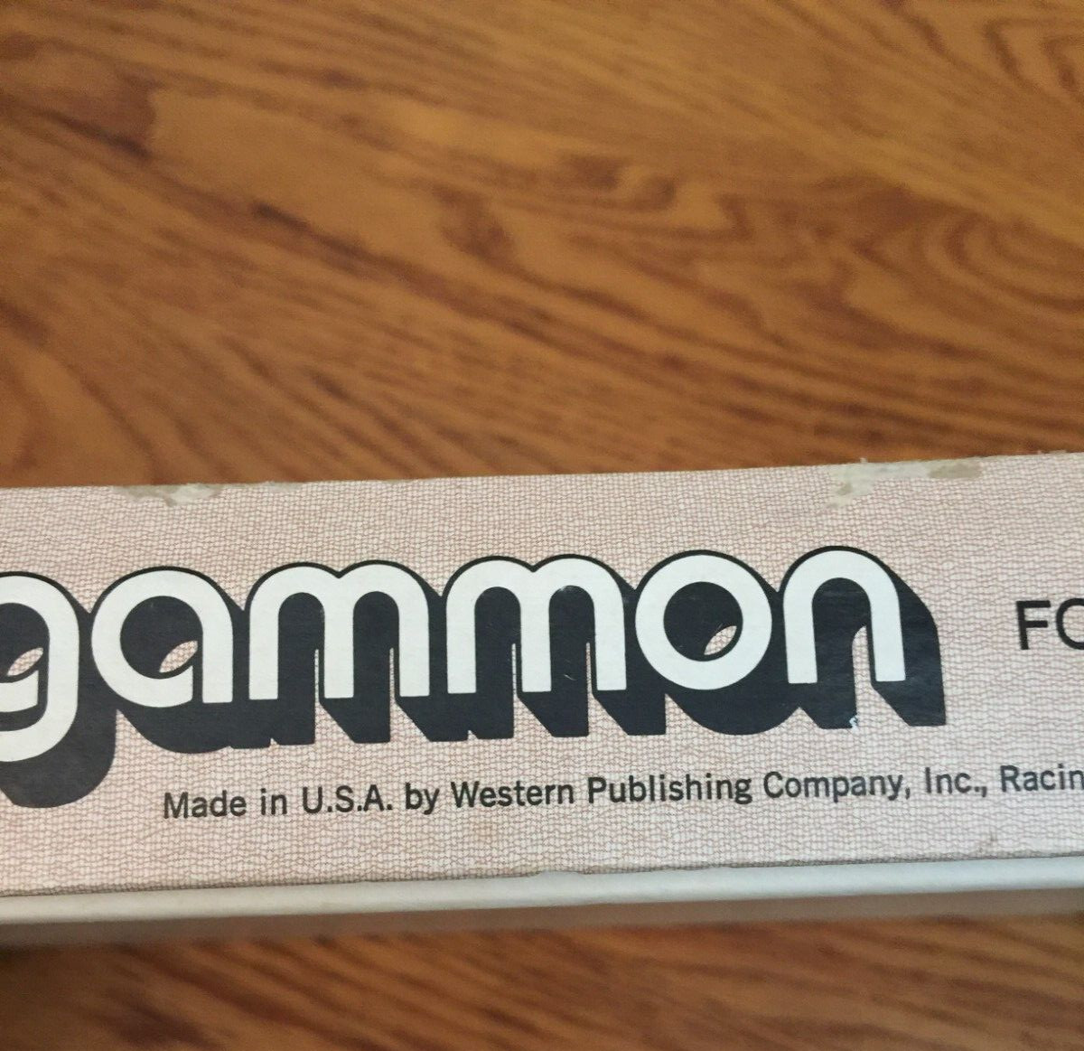 VINTAGE 1973 WESTERN PUBLISHING WHITMAN BACKGAMMON GAME 4832 COMPLETE MADE USA
