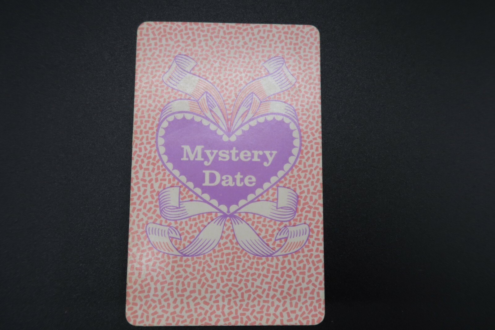 Vtg 1965 Mystery Date board game replacement card pink # 1 evening gown