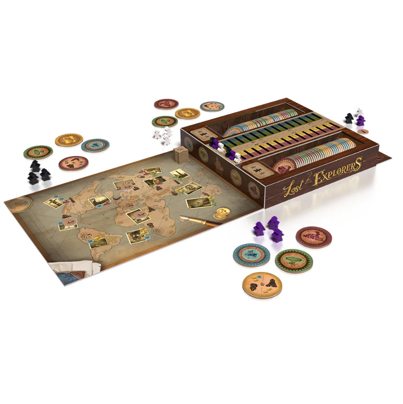 Lost Explorers – Ludonaute Board Game – Ages 10+ 2-4 Players – Brand New
