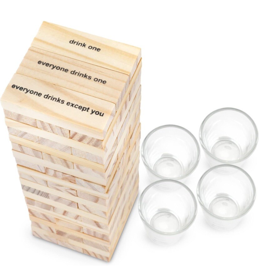 True Stack: Group Drinking Game “GAME ON” Fun Adult Drinking Game for parties!!