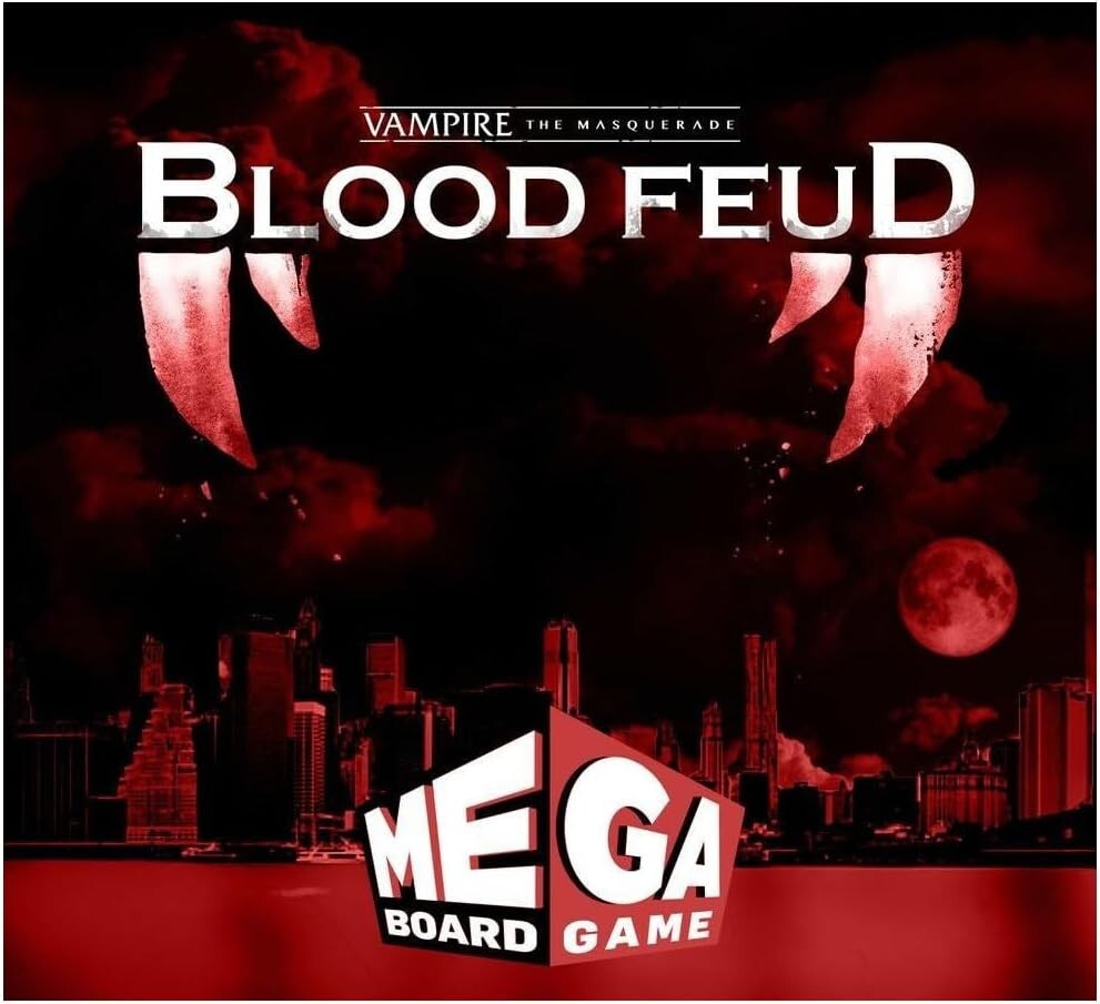 ⚰️🧛 NEW/SEALED Vampire the Masquerade: Blood Feud – MEGA board game 🧛⚰️