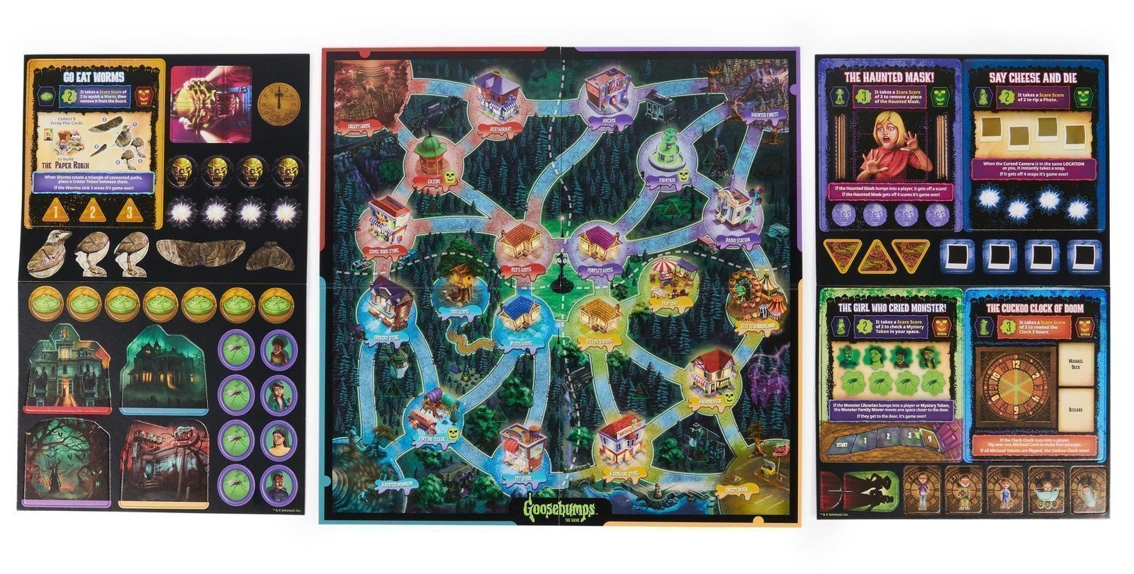 Goosebumps The Game Spooky Cooperative Monster Board Game for Kids Ages 8 and Up
