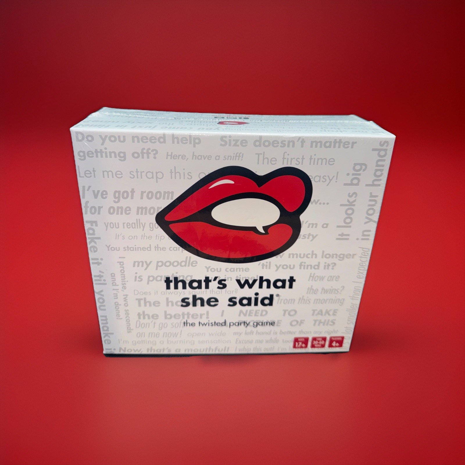 That’s What She Said Game The Hilariously Twisted Party Game Adults Only Sealed
