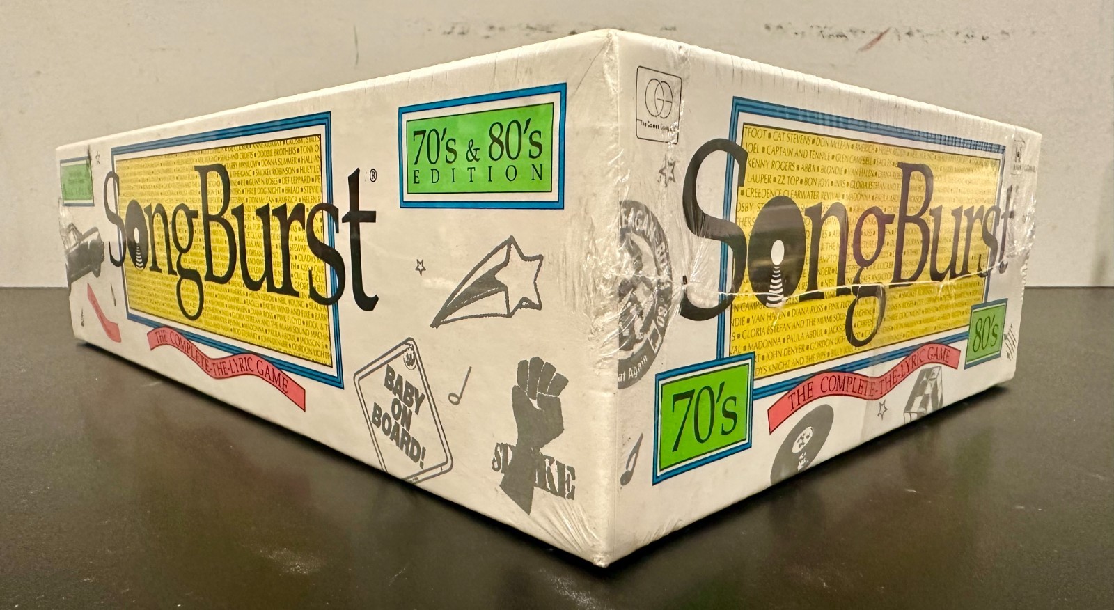 Song Burst: The Complete-The-Lyric-Game 70’s & 80’s Edition 1992 *NEW & SEALED*