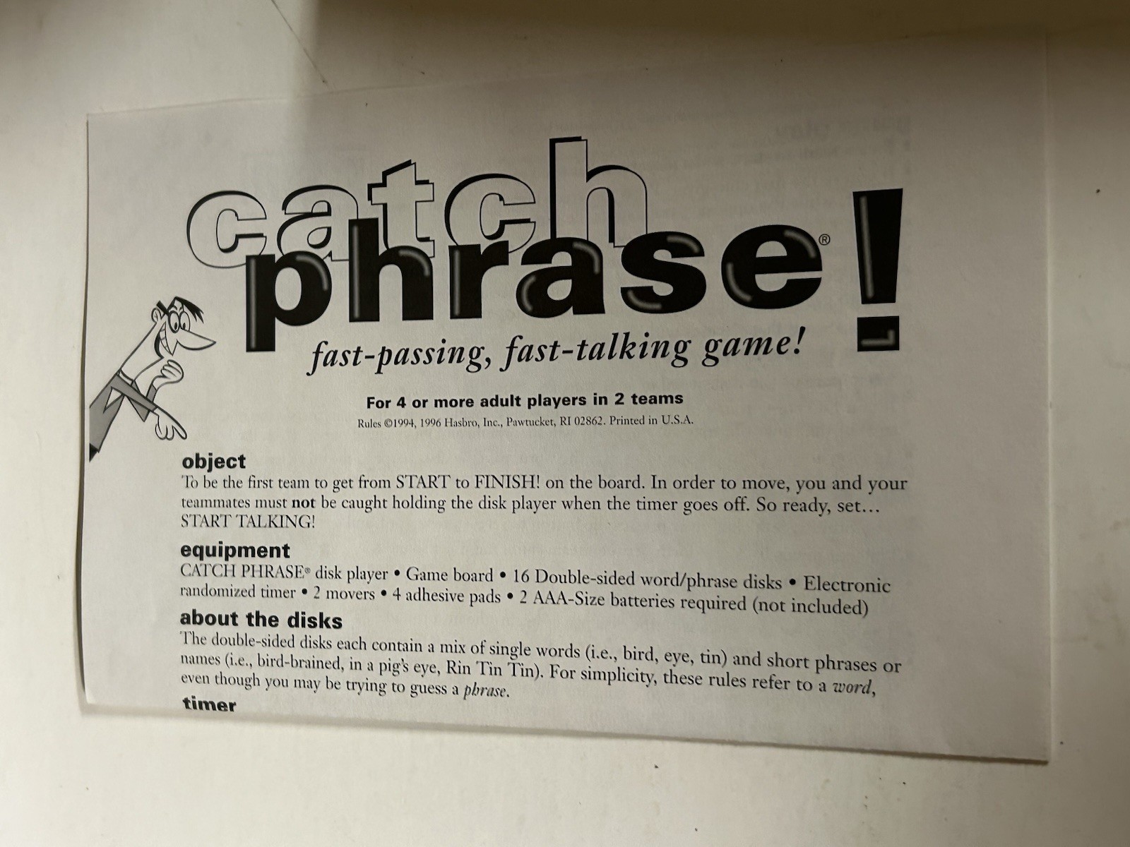 Vintage Catch Phrase Party Game 1994 Parker Brothers COMPLETE 90’s Words