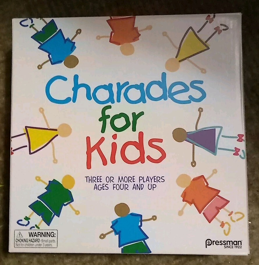Charades for Kids 4 Yrs And Up With Colorful Pictures -No Reading Required