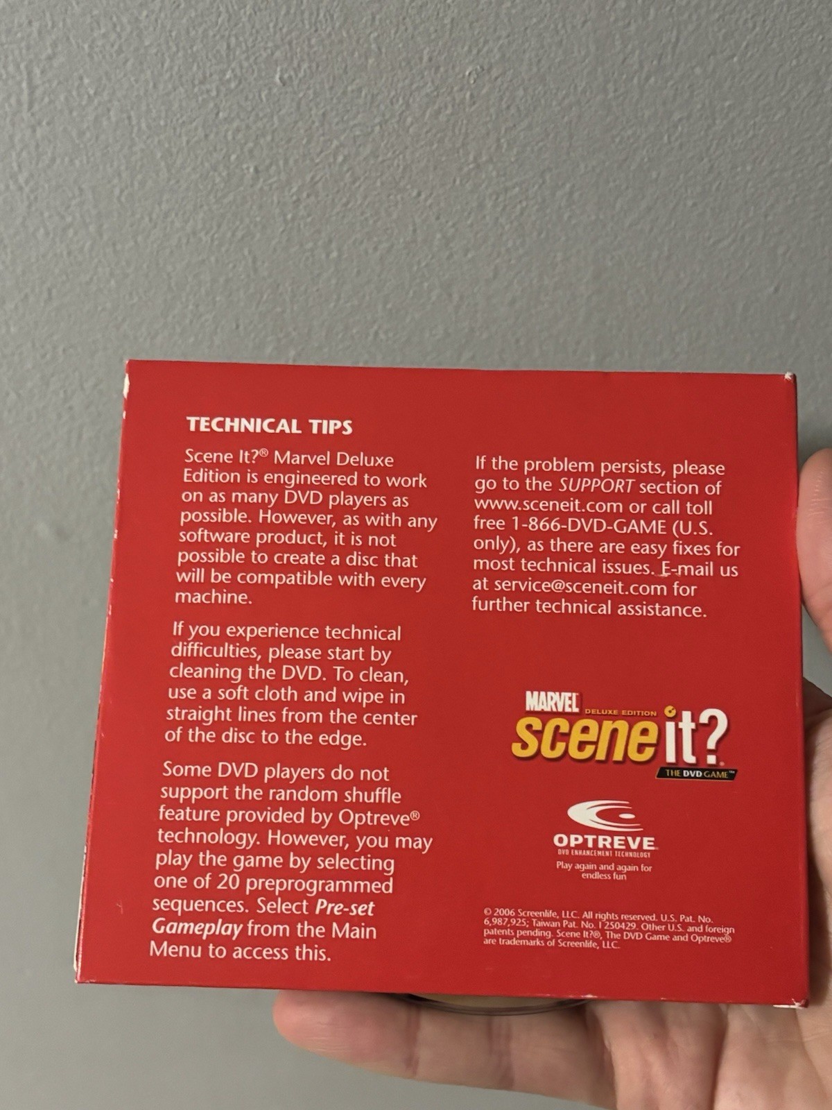 Marvel Scene It Deluxe Edition DVD Game Replacement – 2 Game Discs & Sleeve Case