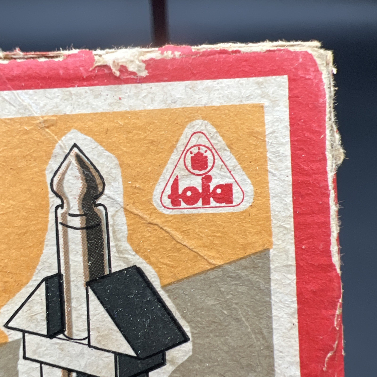 Vintage TOFA Colorful Wooden Block Game No. 10902 Czechoslovakia Incomplete