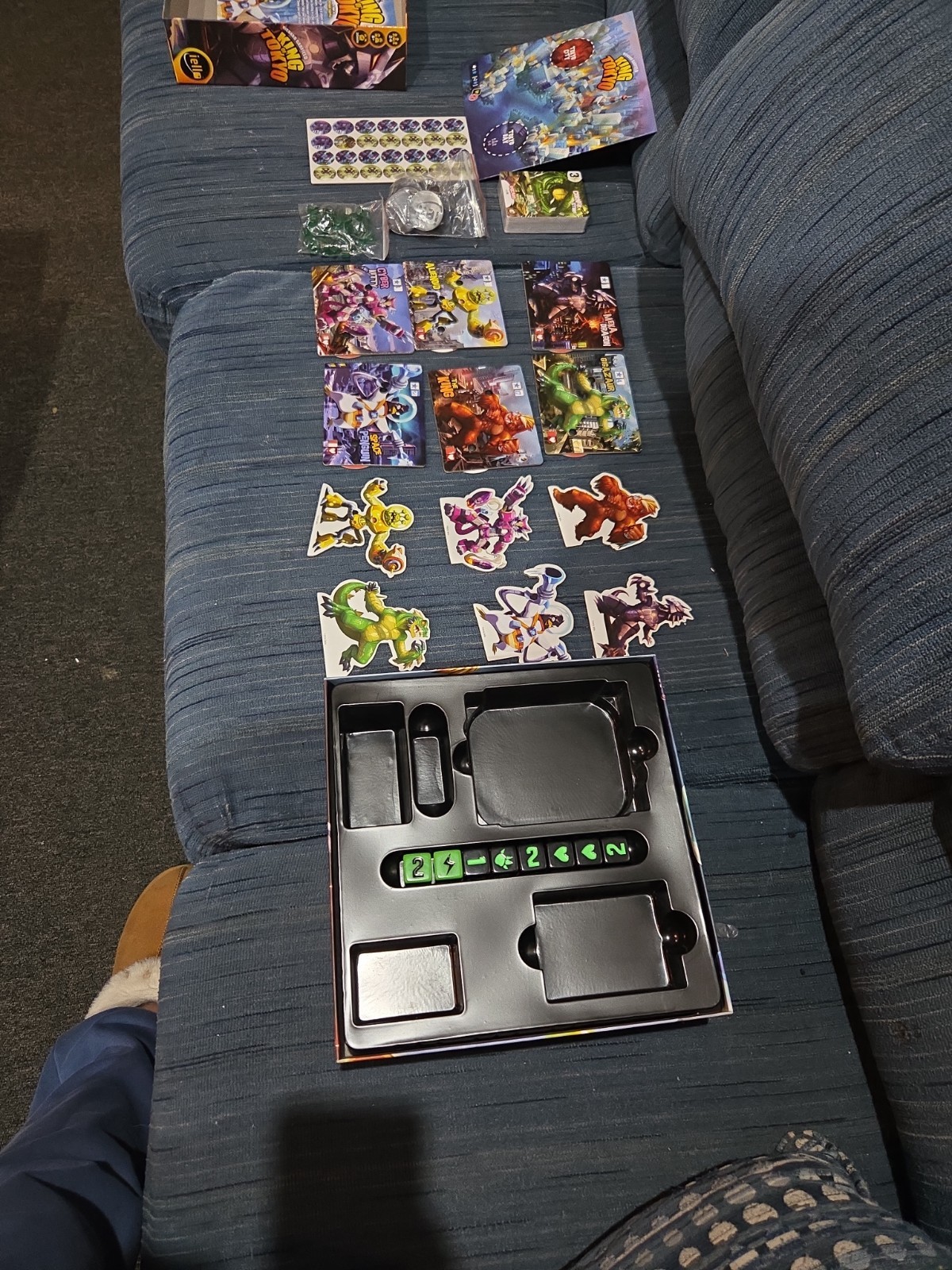 IELLO King of Tokyo Board Game Editionmissing Rules Perfect Cond Used Excellent