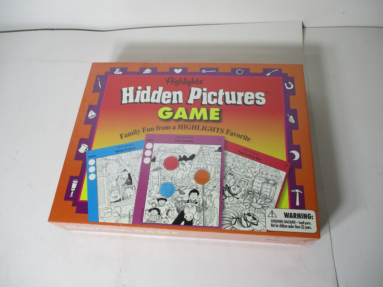 NEW HIGHLIGHTS HIDDEN PICTURES Board GAME Sealed GAME BASED ON MAGAZINE