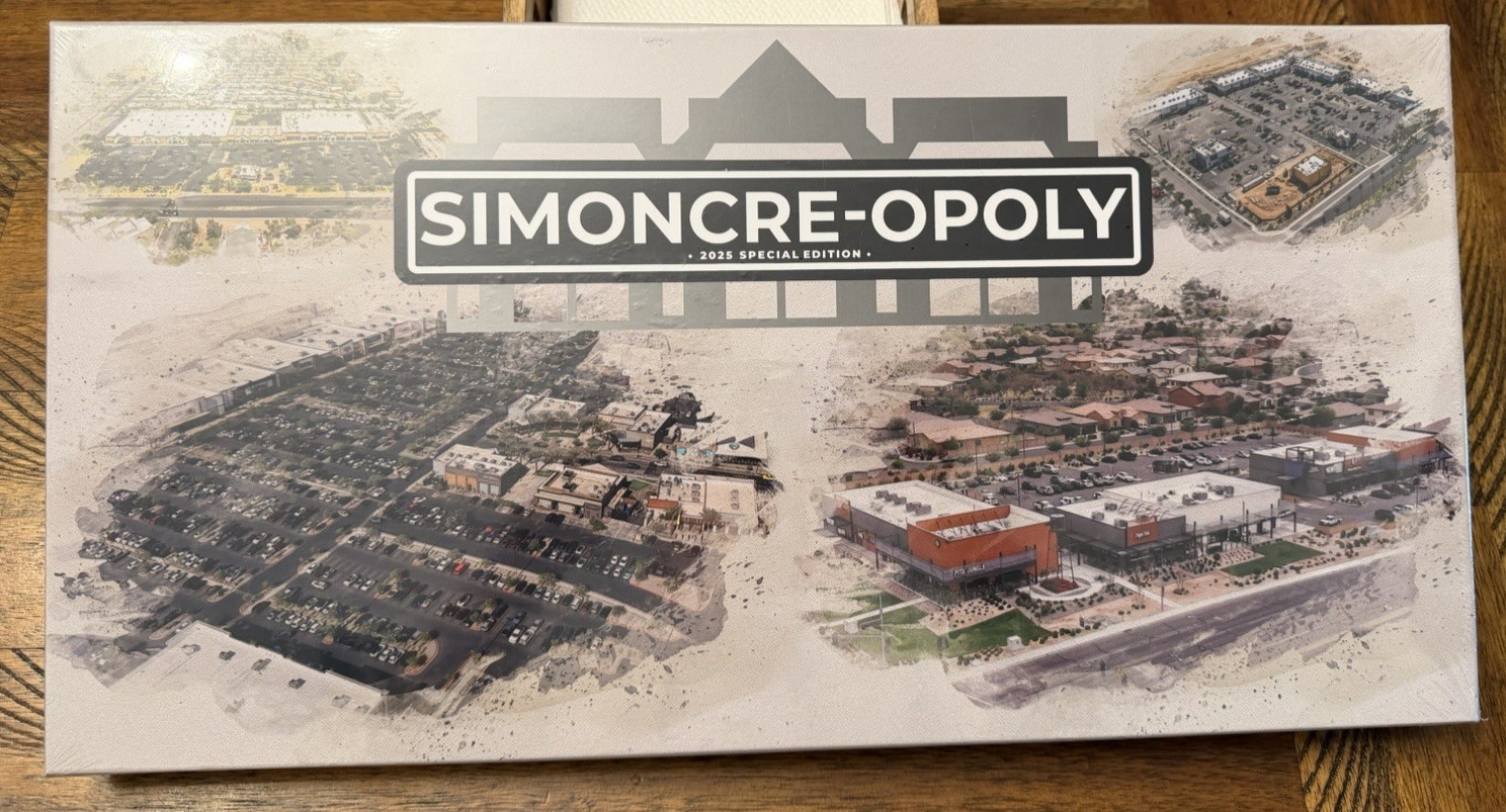 2025 SimonCre-Opoly™ Edition Board Game – Exclusive Custom Edition – Unique Rare