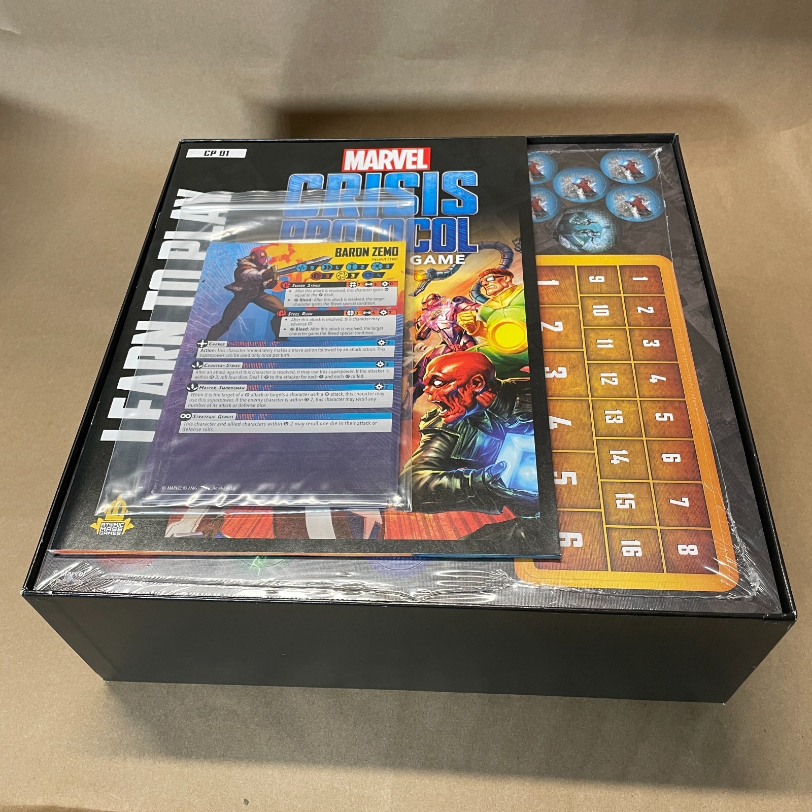 Marvel Crisis Protocol Miniatures Game Core Set New Unpunched Sealed In Open Box