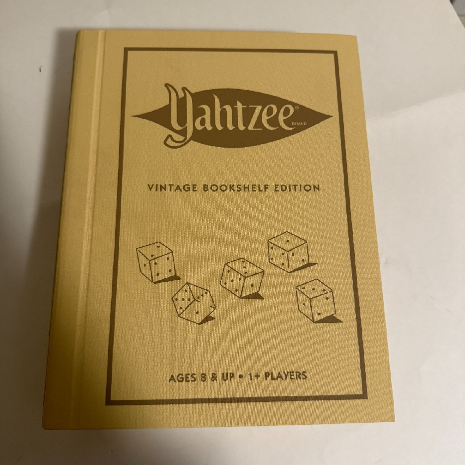 YAHTZEE Vintage Bookshelf Edition WS Game Company Deluxe Board Dice Game 2017