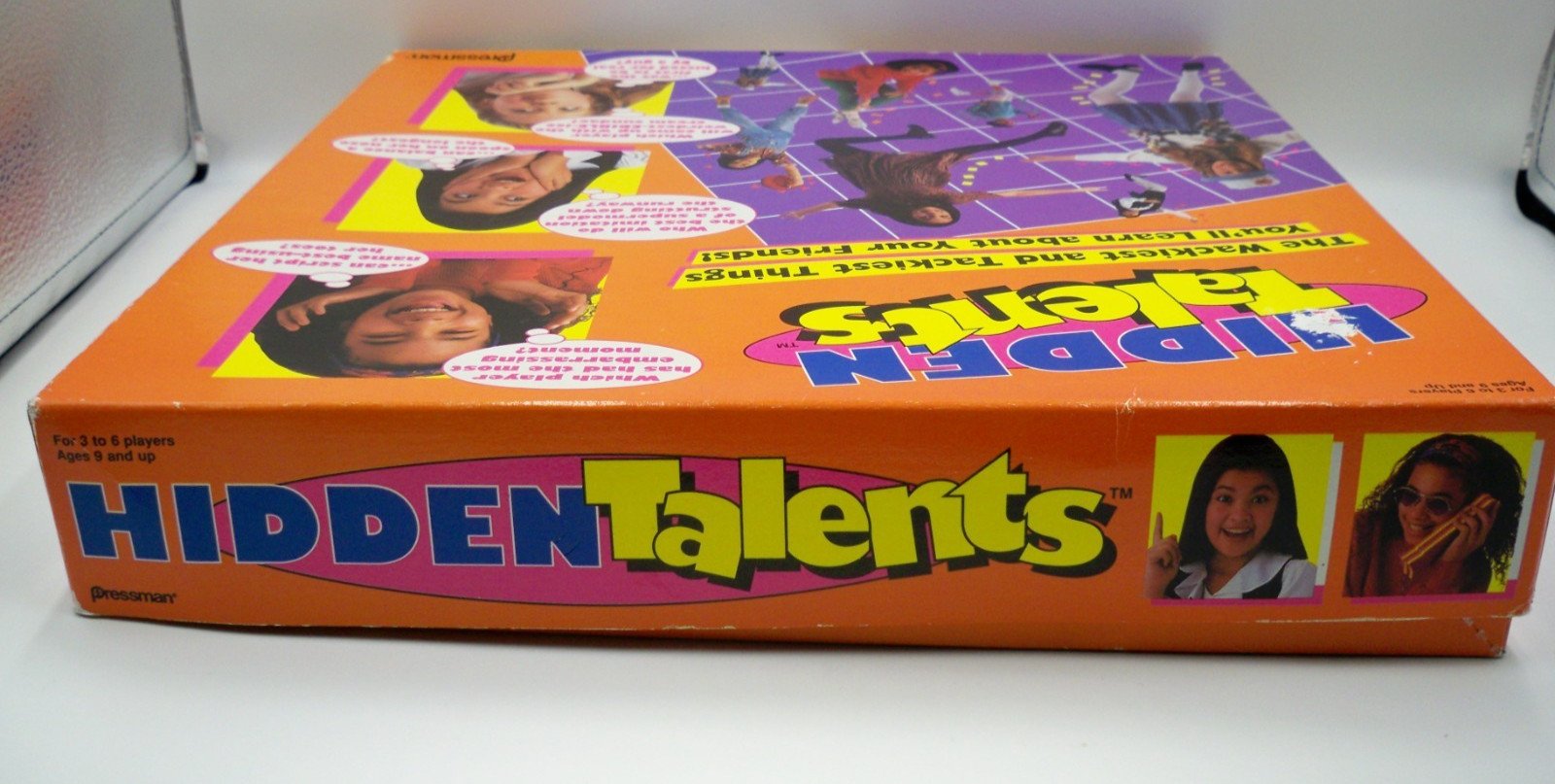 Vintage 1994 Hidden Talents Pressman Board Game Complete Teen Sleepover Party