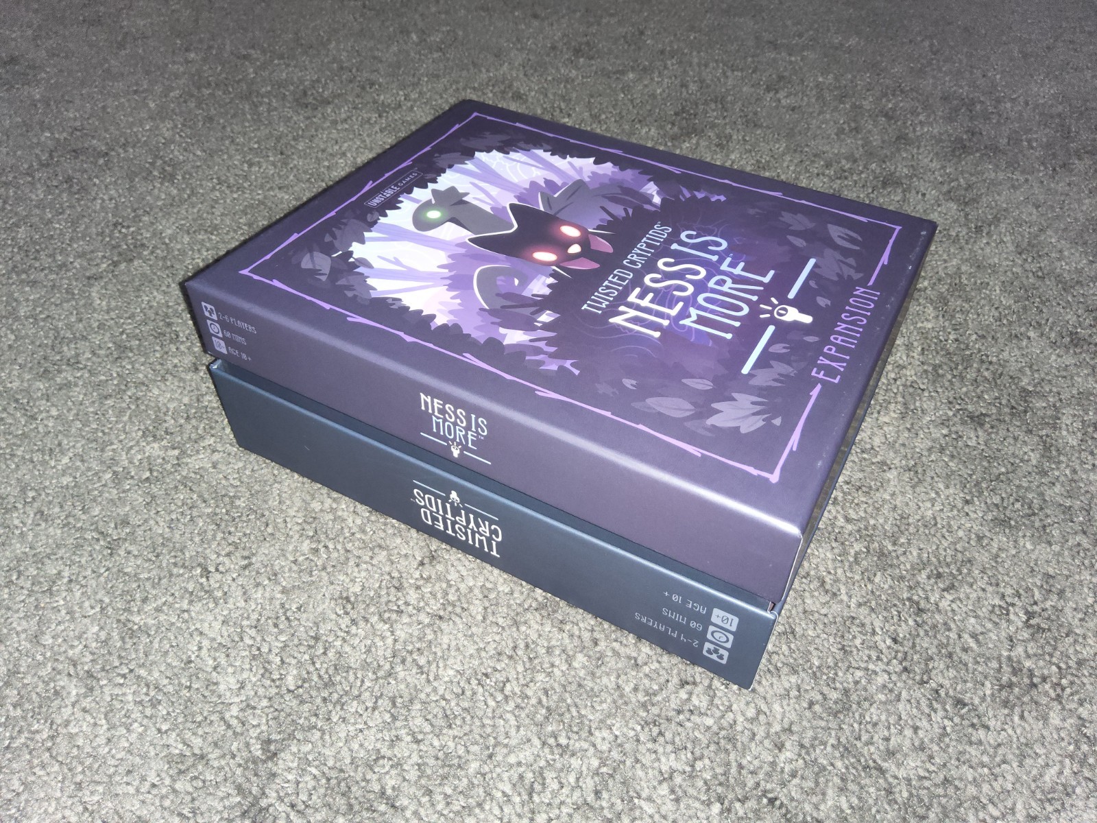 Twisted Cryptids Kickstarter Cryptid Culture Base Game Ness Is more Expansion 3