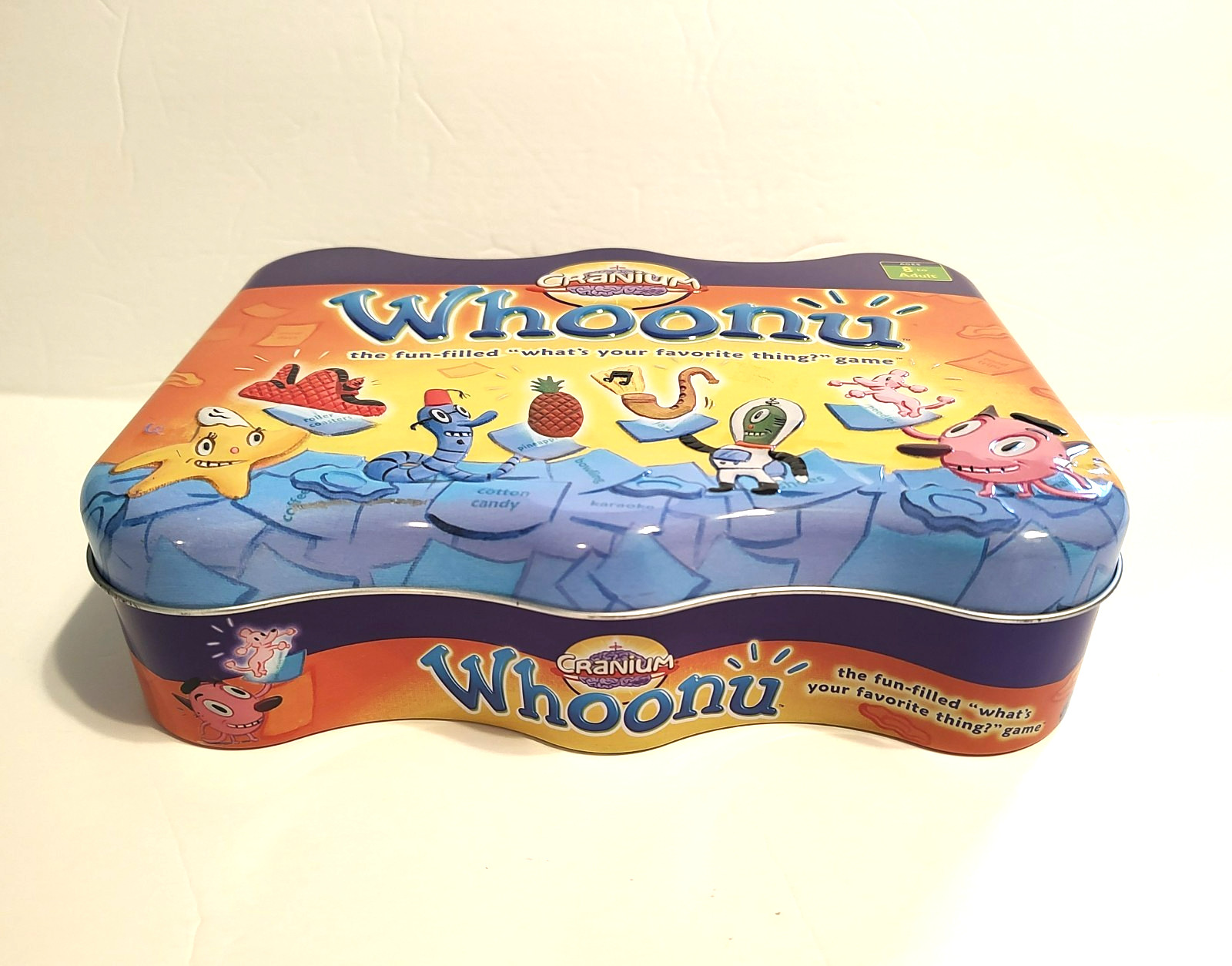 Cranium Whoonu Tin Edition Game 2005 Best Toy Award Complete No Instructions