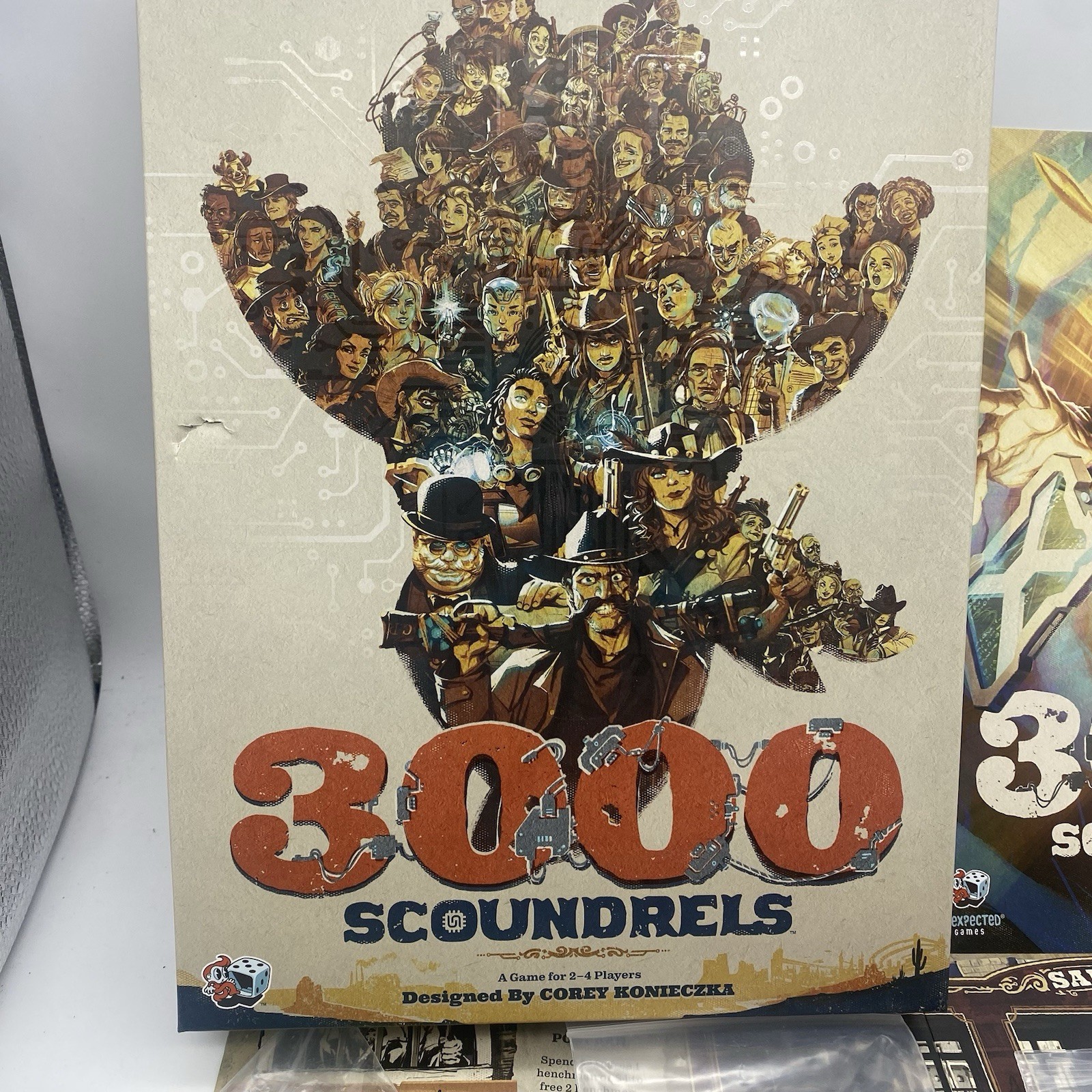 3000 Scoundrels Board Game Unexpected Games Role Playing Card Game
