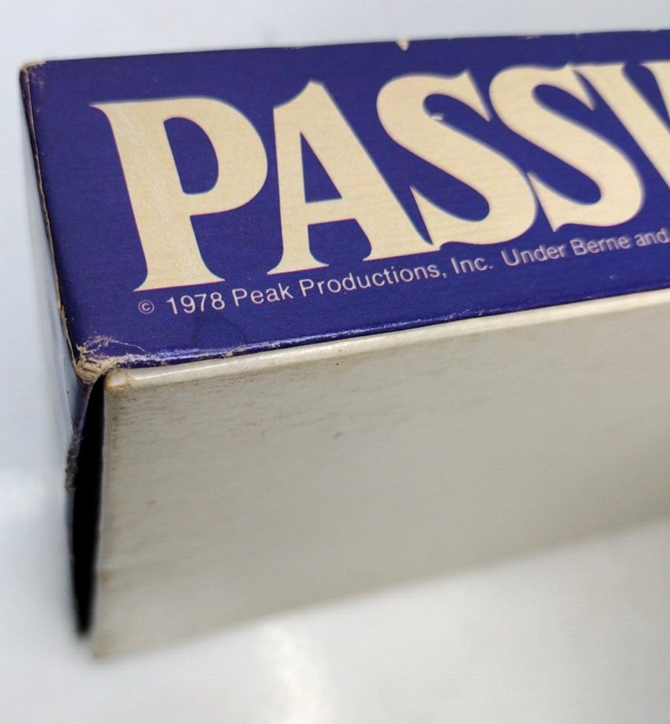 Vintage 1978 PASSWORD Board Game in Box Complete 21st Edition 3-4 Players USA