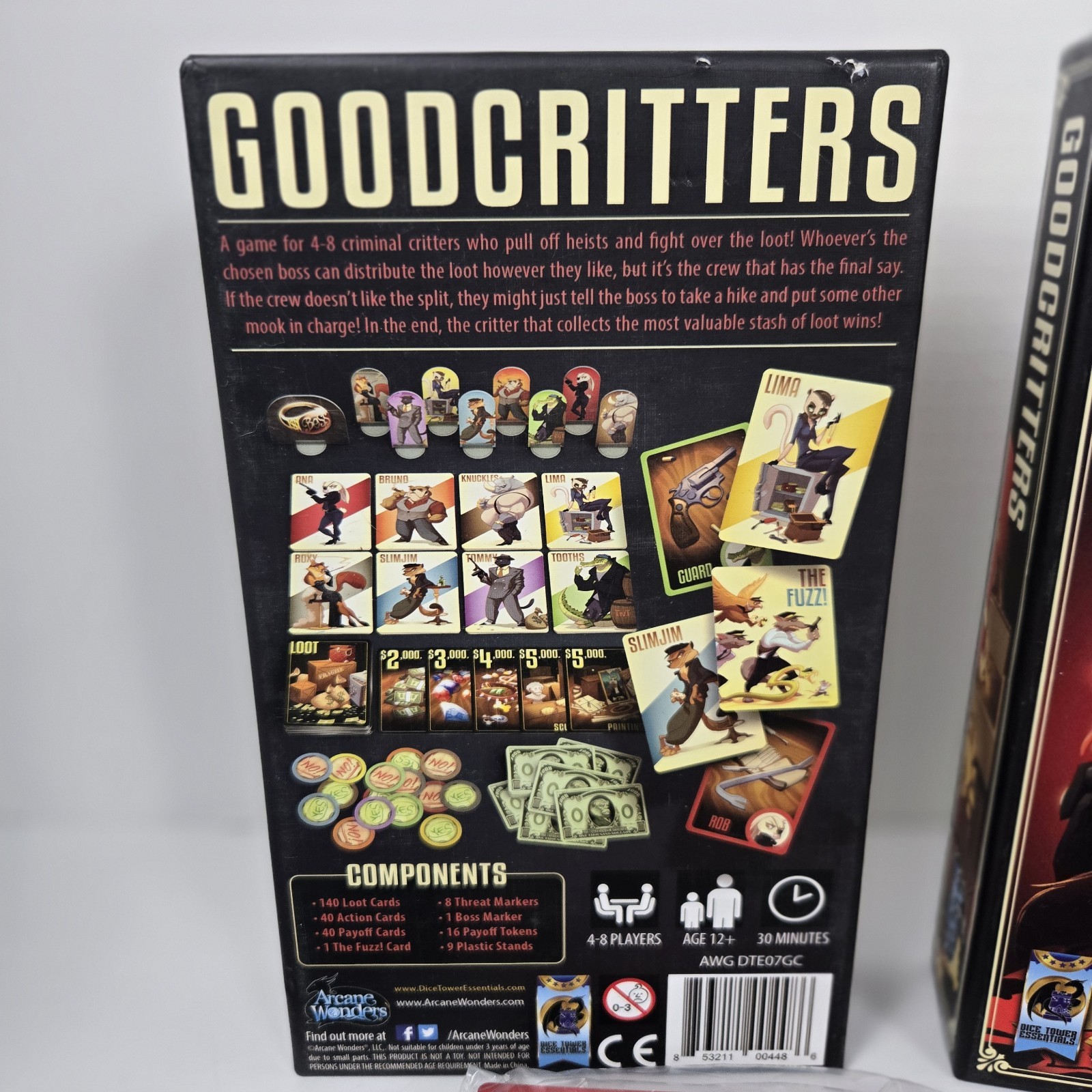 GoodCritters Board Game Complete CIB Arcane Wonders 2018 Fabian Zimmermann…