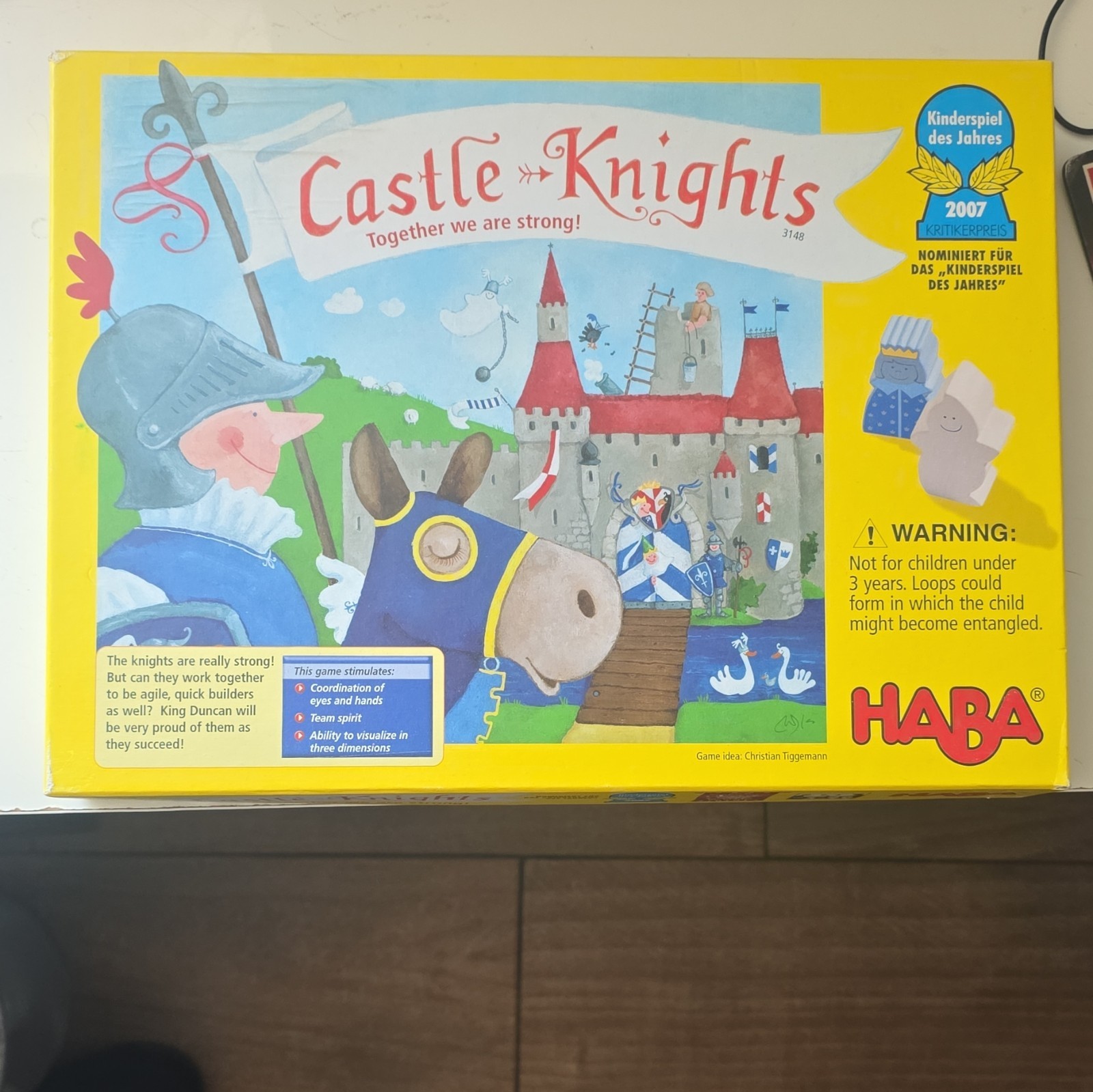 HABA Castle Knights Board Game Kinderspiel des Jahres 2007 Award, 3148
