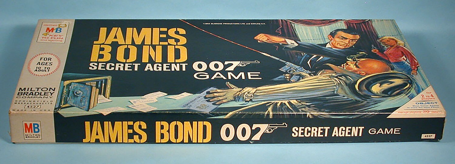 1964 James Bond Secret Agent 007 Game Sean Connery Milton Bradley Complete