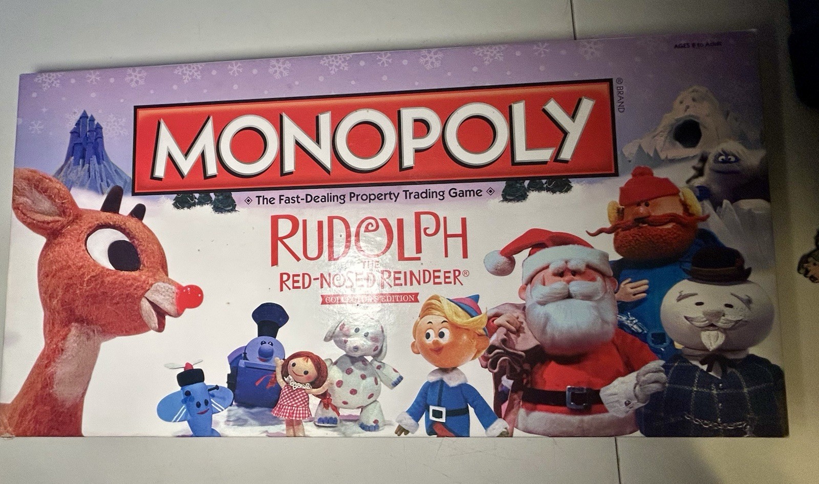 Monopoly Rudolph The Red Nosed Reindeer Collector’s Edition 2012 Board Game