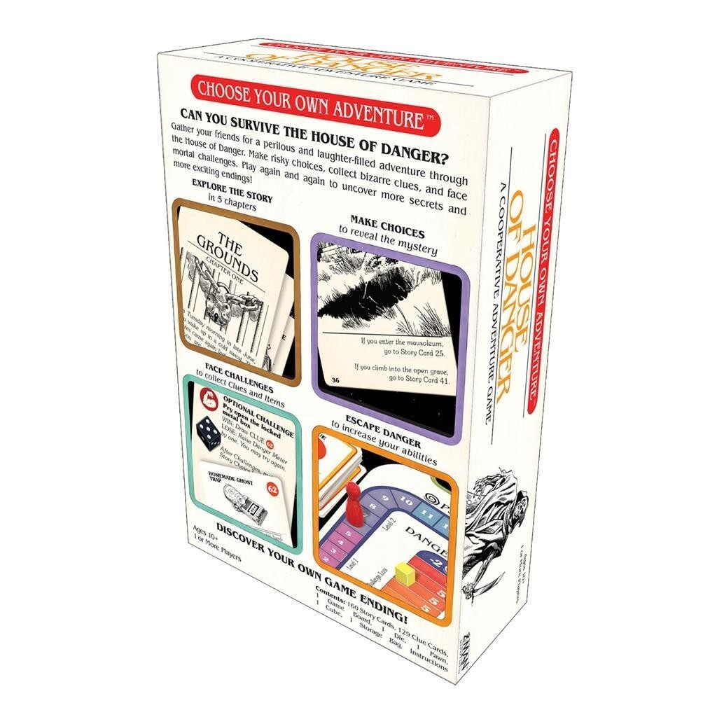 House of Danger Choose Your Own Adventure Board/ Strategy Game