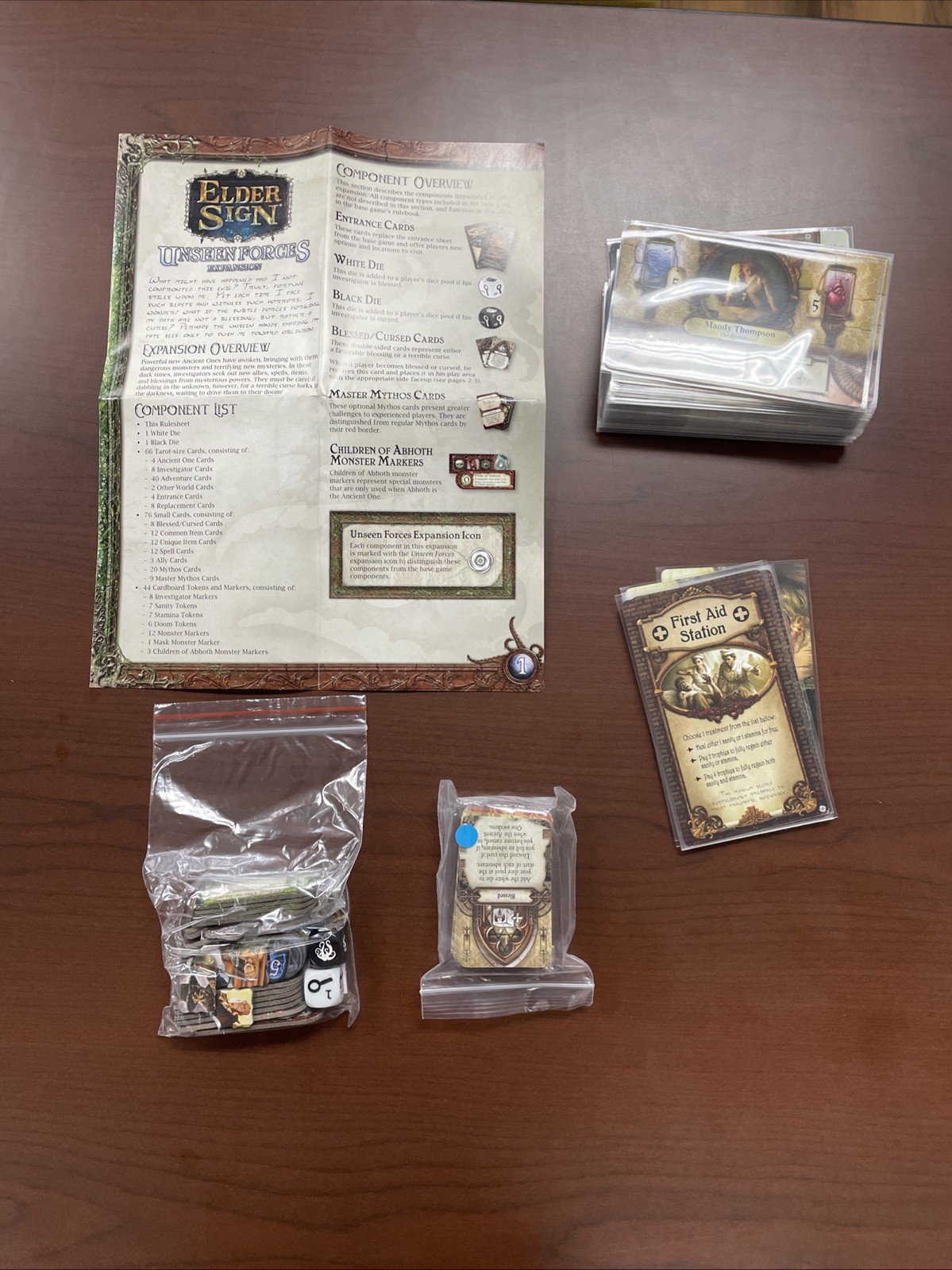 Elder Sign Unseen Forces Expansion by Fantasy Flight Games Arkham Horror