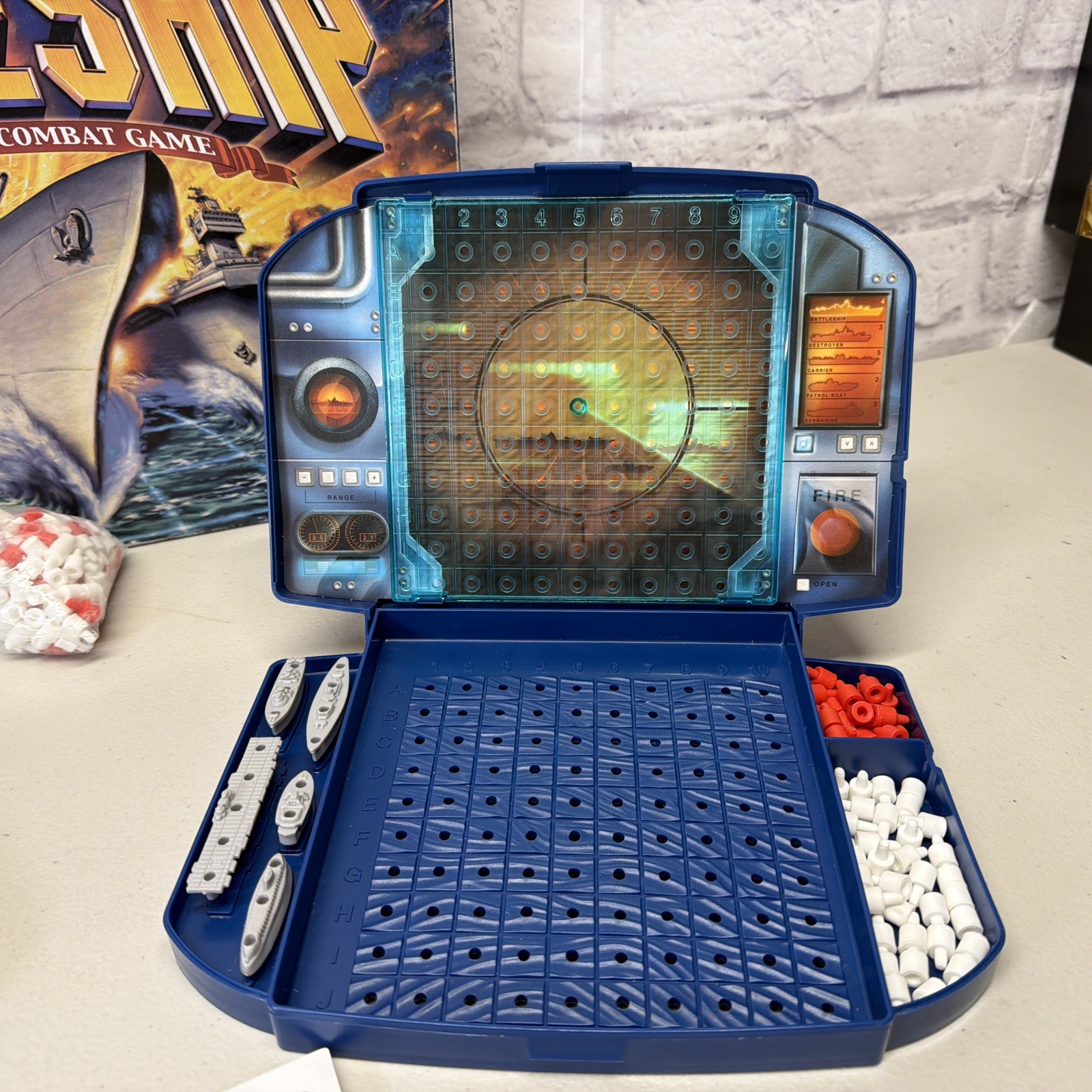 BATTLESHIP Strategy Game Milton Bradley Vintage 2002 You Sunk My Battleship