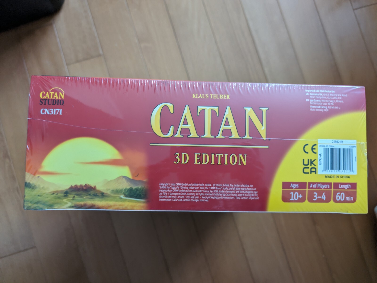 Settlers Of Catan 3D Edition Board Game *Brand New In Box Sealed*