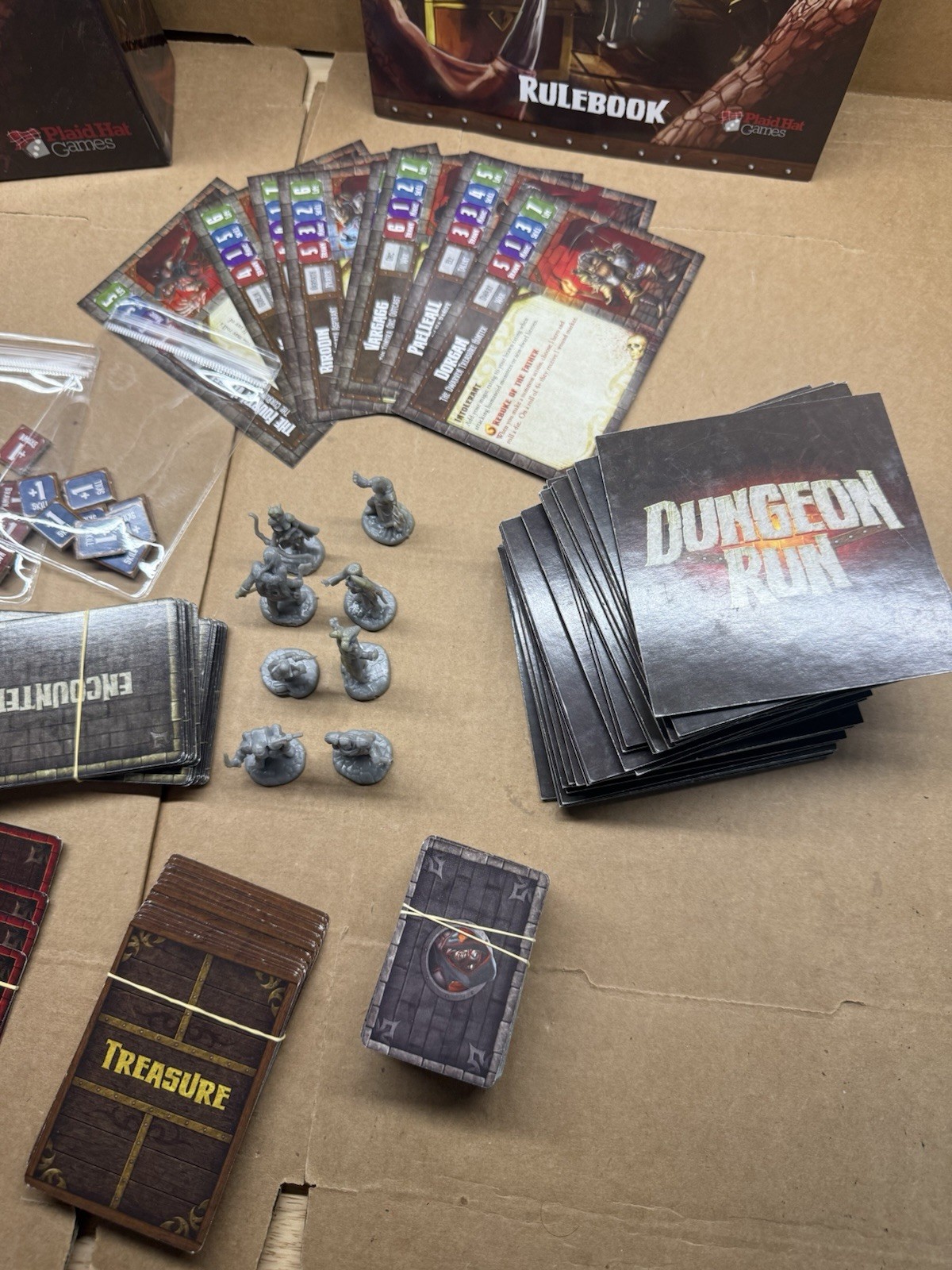Dungeon Run Board Game by Plaid Hat Games Complete | Rare Hard To Find