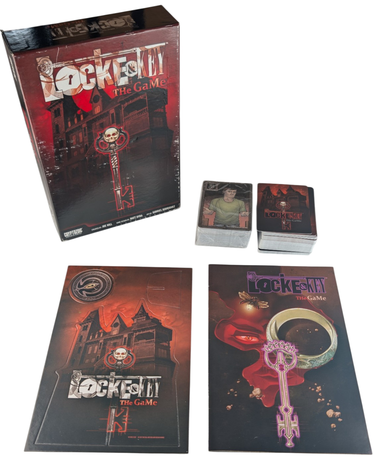 Locke & Key The Game 2012 Cryptozoic IDW Joe Hill Strategy Card Game