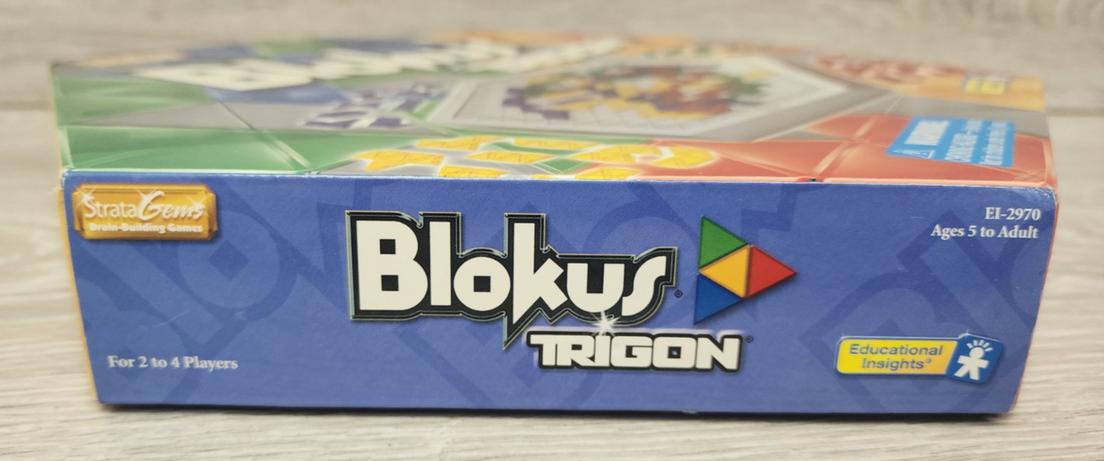 Blokus Trigon EI-2970 Board Game 2006 Educational Insights 100% Complete