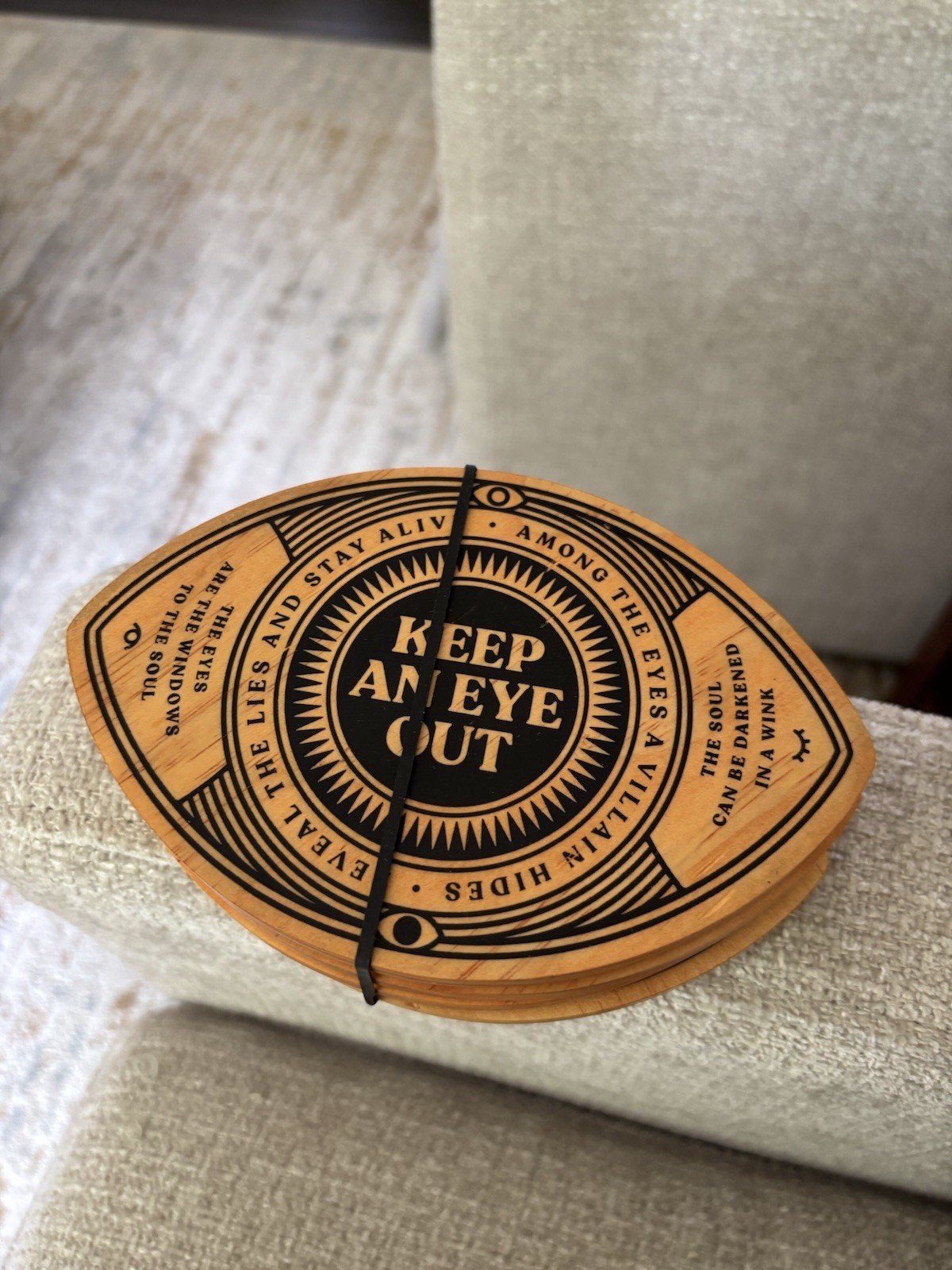 Keep An Eye Out Wood Game Kickstarter Edition