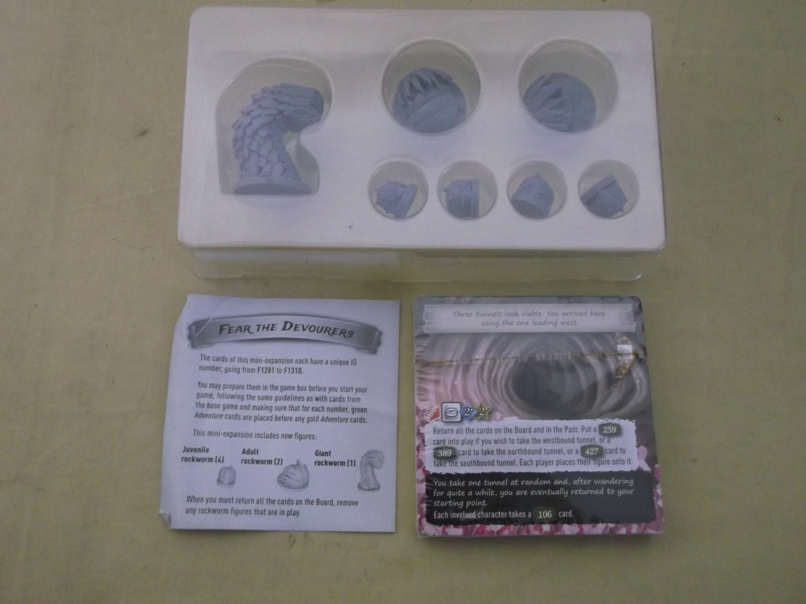 THE 7TH CONTINENT 2017 CORE GAME + FACING ELEMENTS FEAR DEVOURERS EXPANSION