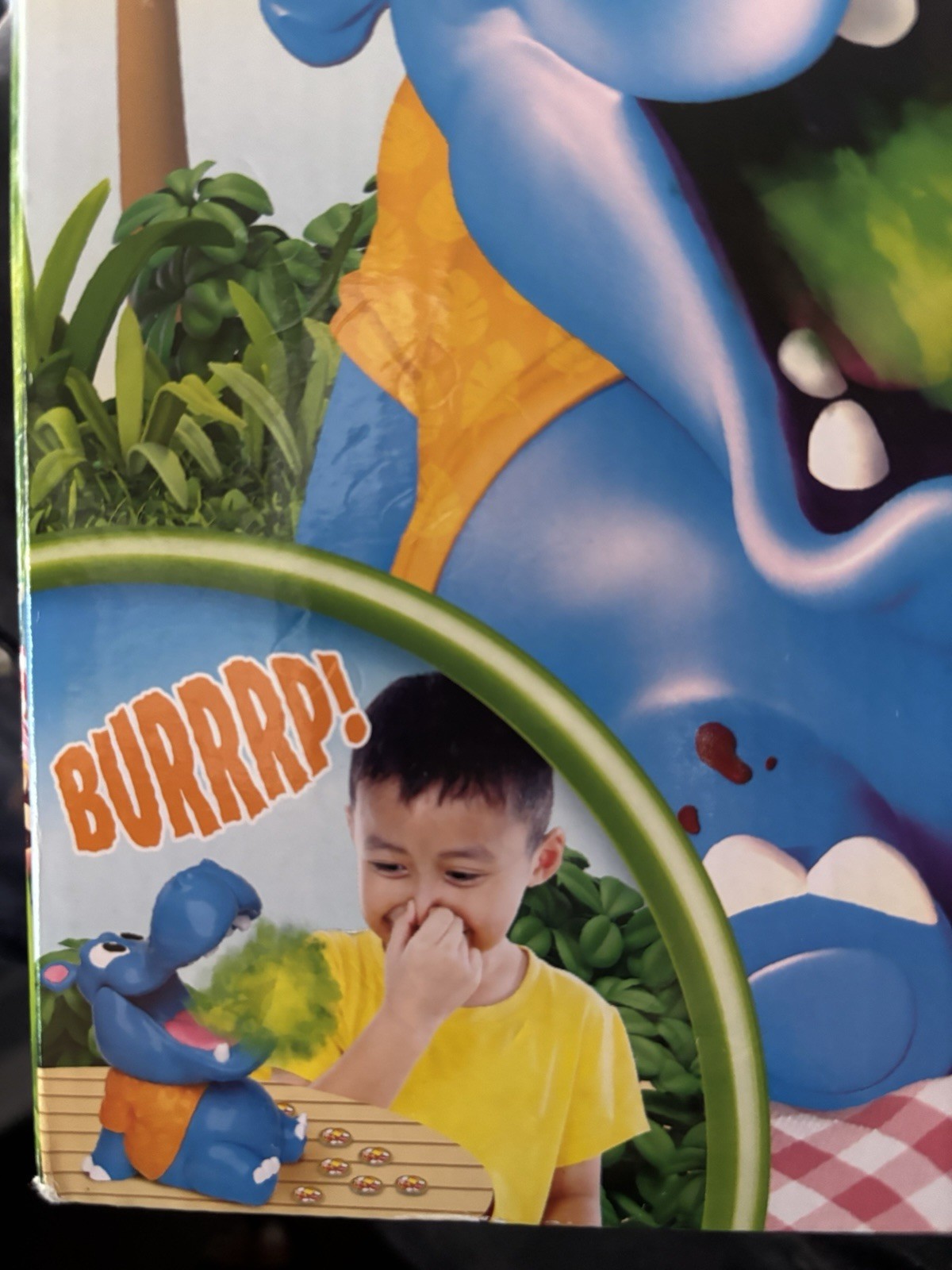 New BURPING BOBBY Hippo by Goliath 2-4 Players Fun Ages 4+ Watch Out For Burps!